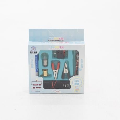 DIY Bulb Electric Circuit Science Experimental Kit For Children - Blue