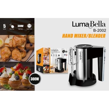 Luma Bella Black Hand Mixer B-2002