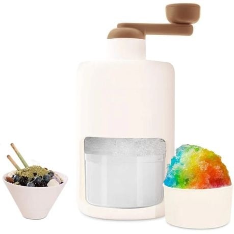Small Ice Shaver Soft Manual Hand-cranked Ice Smoothie Machine Ice Maker
