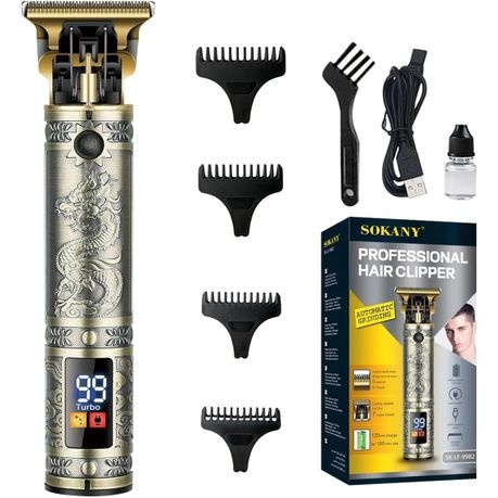 Professional Hair Clippers 1200Mah Battery-Precision Trimmer-SOKANYSKLF9982