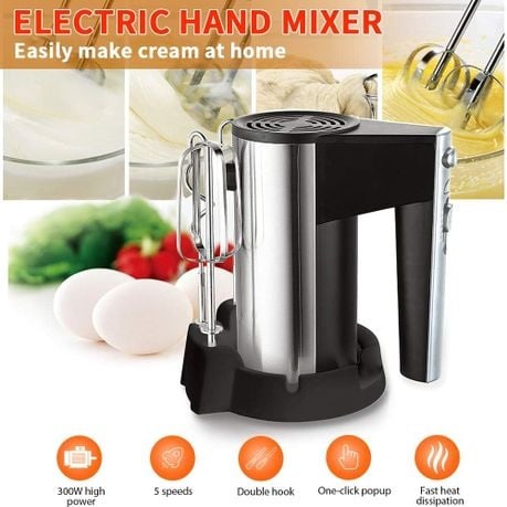 Luma Bella Black Hand Mixer B-2002