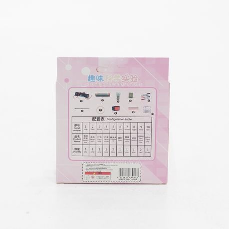 DIY Bulb Electric Circuit Science Experimental Kit For Children - Blue