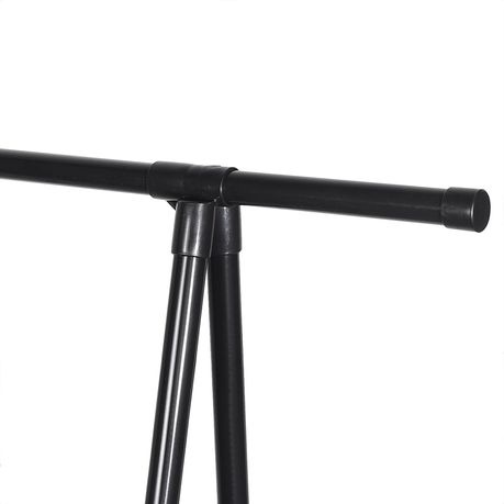 2-Layer Multi-Functional Shelf And Hanging Clothes Rack With Wheels