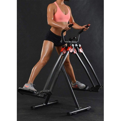 Air Walker Slim Strider - Low-Impact Full-Body Elliptical Stepper