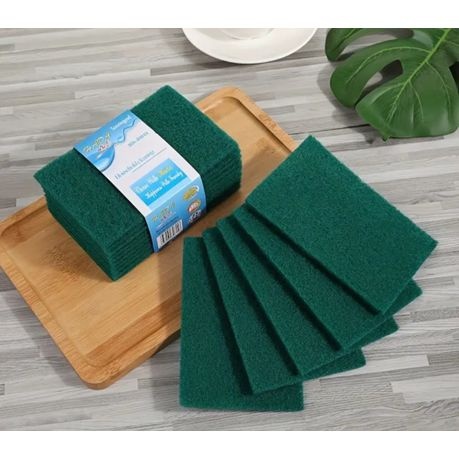 10-piece Heavy Duty Scouring Scrub, Multipurpose Cleaning Sponges