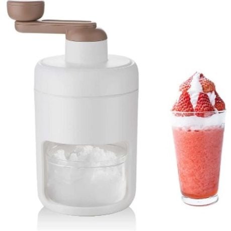 Small Ice Shaver Soft Manual Hand-cranked Ice Smoothie Machine Ice Maker