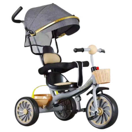 3 in 1 Kids Travel Stroller Turns into Trike Ultra Design - Ultra Powder Green