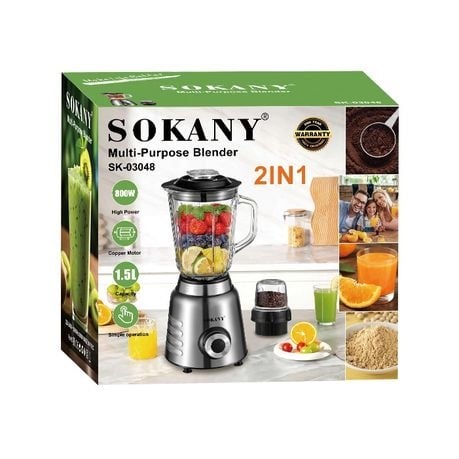 Home Chef 2-in-1 Multi-Purpose Jug Blender