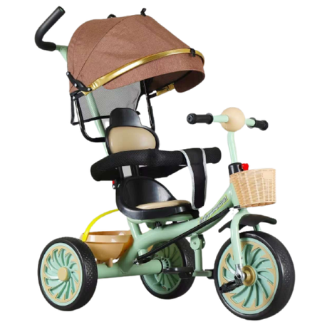 3 in 1 Kids Travel Stroller Turns into Trike Ultra Design - Ultra Powder Green