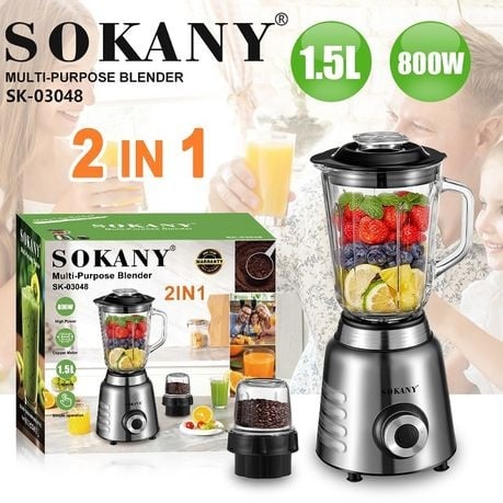 Home Chef 2-in-1 Multi-Purpose Jug Blender