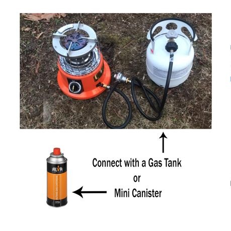 Gas Heater and Stove 2 in 1