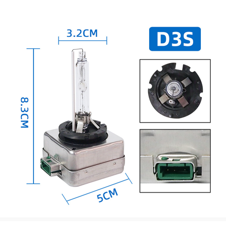 D3S Headlight Bulb Replacement HID Xenon Bulbs 35W 6000K