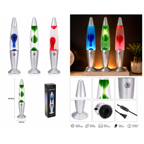 Motion Lava Lamp - H 40.5cm - Blue