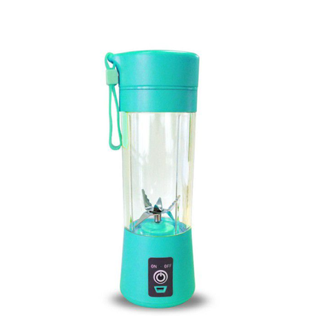 Rechargeable USB Mini Portable Electric Fruit Juicer Blender Smoothie Maker - Pink