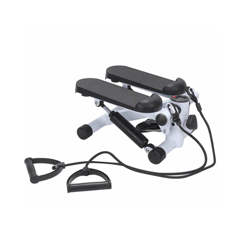 Stepper Exercise Machine with Resistance Bands and LCD Monitor