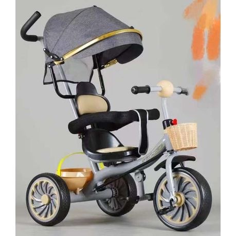 3 in 1 Kids Travel Stroller Turns into Trike Ultra Design - Ultra Powder Green