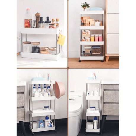 4 Tier Movable Storage Rack