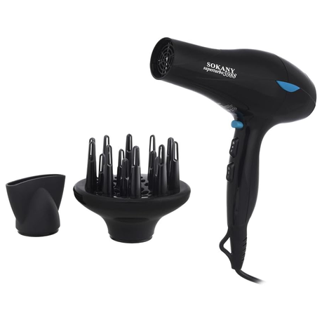 SuperTurbo 2400W Multifunctional Hair Dryer with Overheat Protection