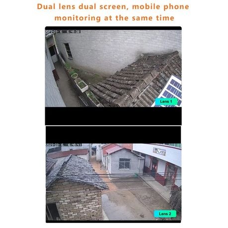 Dual View Two Viewing Angles Home Office Outdoor Security Camera & 8GB Card