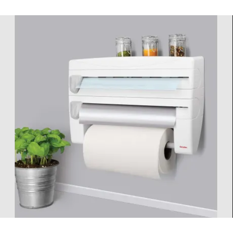 Kitchen Roll Holder, Roll 'n roll Foil Dispenser & Paper Towel Holder