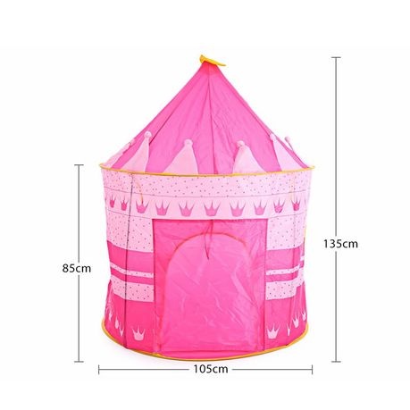 Foldable Castle Children's Tent AM-11 - Blue