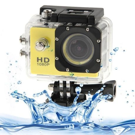 GB Waterproof HD Sports Camera 1080P - Black