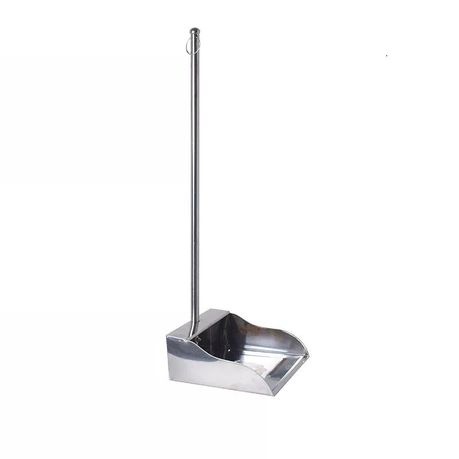 The Home Hub Long Handle Metal Dustpan