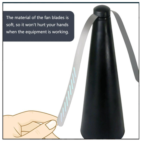 2-in-1 Fly Sweeper Table Fan Against Flies and Wasps