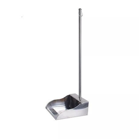 The Home Hub Long Handle Metal Dustpan