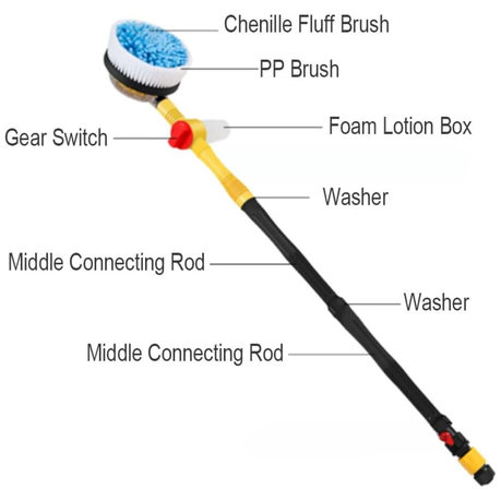 Multi-functional Rotating Car Wash Brush -AG-191
