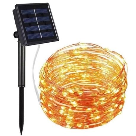 Outdoor Waterproof LED Solar Fairy String Light 200leds-Warm White -20M