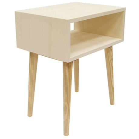 Light Wooden Chest of Drawers Nightstand Shelf Storage Bedside Table Home