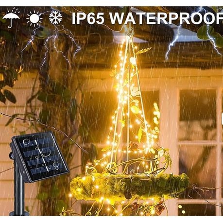 Outdoor Waterproof LED Solar Fairy String Light 200leds-Warm White -20M