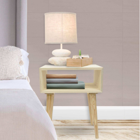 Light Wooden Chest of Drawers Nightstand Shelf Storage Bedside Table Home