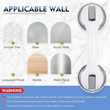 Multifunctional Bathroom Shower Helping Handle Anti Slip Support