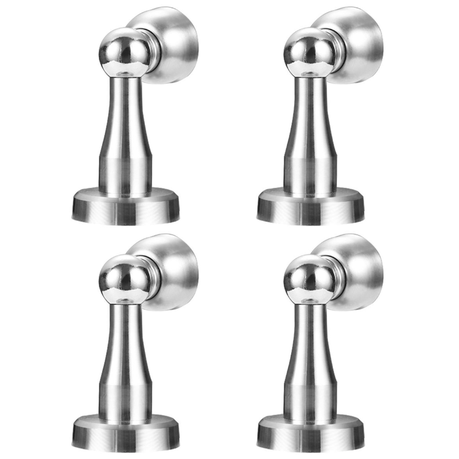 Wall/Floor Mounting Door Stopper 4-Piece Set