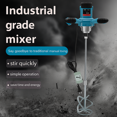Cement & Sand Hand Mixer - 2200W 6-Speed Electric Mixer