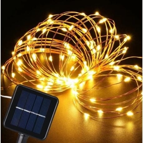 Outdoor Waterproof LED Solar Fairy String Light 200leds-Warm White -20M