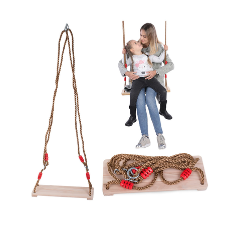 Easy-To-Install Strong Wooden Swing Seat