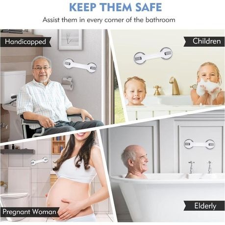 Multifunctional Bathroom Shower Helping Handle Anti Slip Support