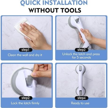 Multifunctional Bathroom Shower Helping Handle Anti Slip Support