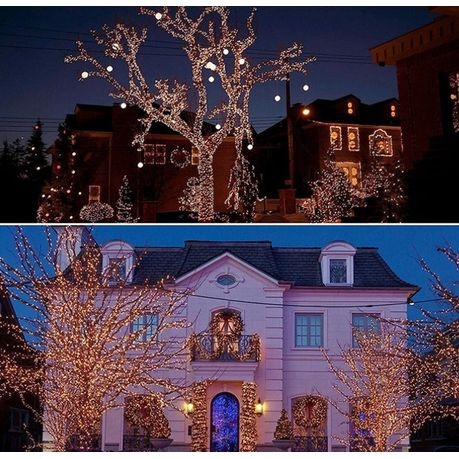 Outdoor Waterproof LED Solar Fairy String Light 200leds-Warm White -20M