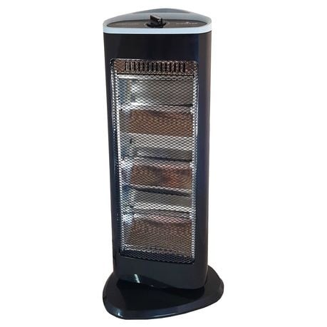Digimark 3 Bar Wide-Angle Oscillating Heater - High-Efficiency Heater - Black