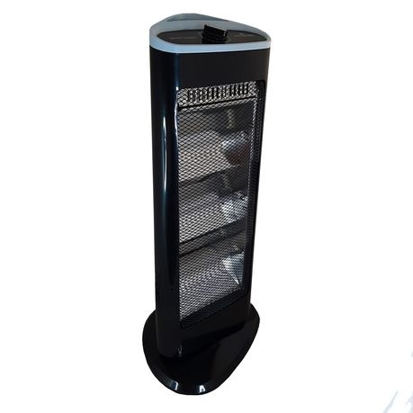Digimark 3 Bar Wide-Angle Oscillating Heater - High-Efficiency Heater - Black