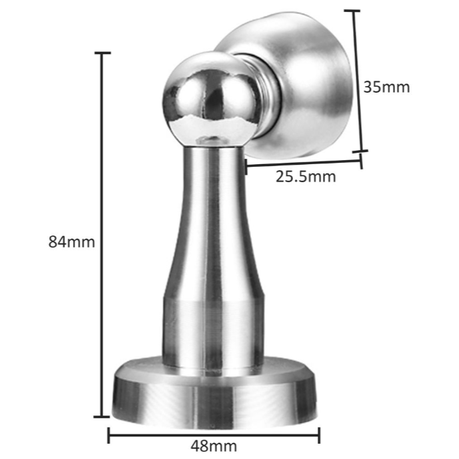 Wall/Floor Mounting Door Stopper 4-Piece Set