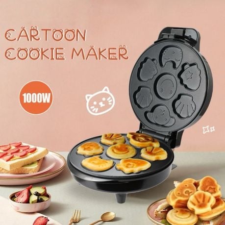 7-Shaped Animal Electric Waffle Maker Nonstick Breakfast & Cake Maker