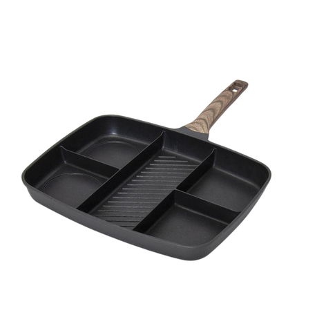 5-In-1 Rectangular Non-Stick Frying Pan