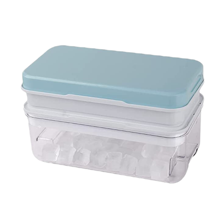 Ice Trays for Freezer with Scoop - Yellow