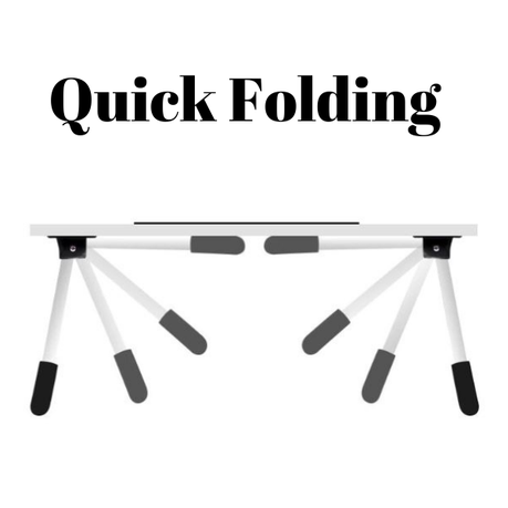 Portable Foldable Laptop Stand Desk / Study Desk for Bed & Sofa