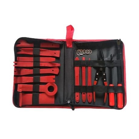 19 In 1 Car Audio Repair Interior Disassembly Modification Tool Set - Red